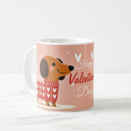 Dachshund Valentindagen Mugg
