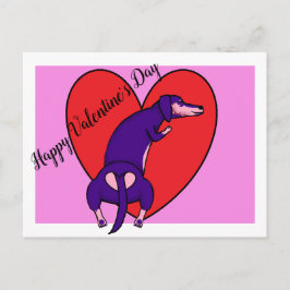 Dachshund Valentines dag Vykort