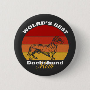 Dachshund - världens bästa Dachshund Mamma Knapp