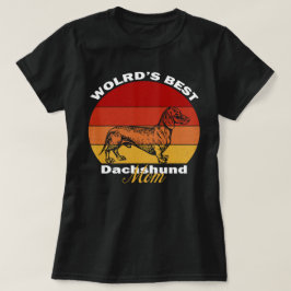 Dachshund - världens bästa Dachshund Mamma T Shirt