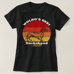 Dachshund - världens bästa Dachshund Mamma T Shirt