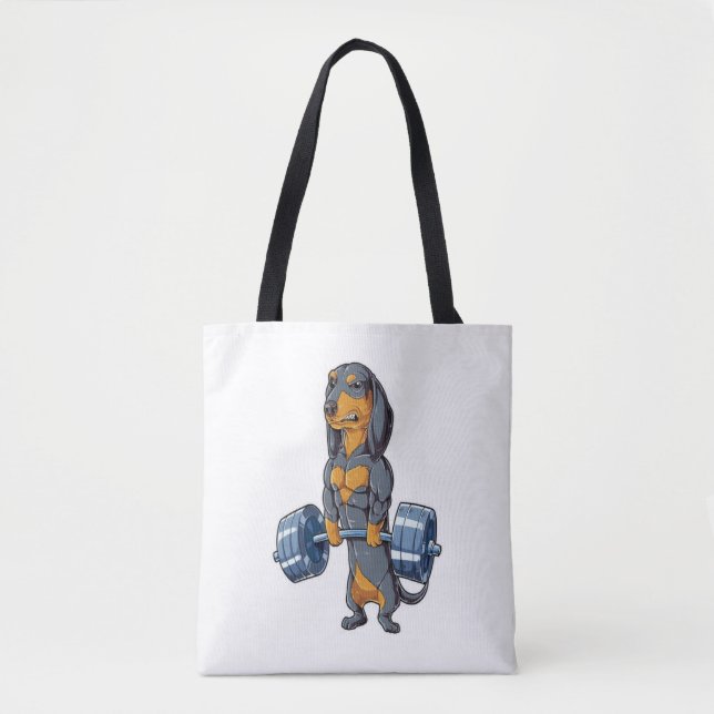 Dachshund viktning tygkasse (Framsida)