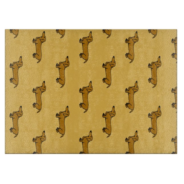 Dachshund Vintage Stil (Framsidan)