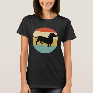 Dachshund vintage Teckel Retro T Shirt