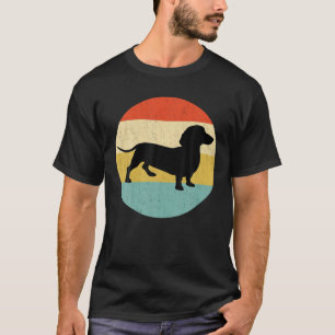 Dachshund Vintage Teckel Retro T Shirt
