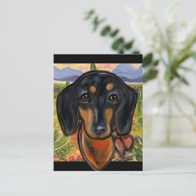 DACHSHUND VYKORT (Stående Fram)