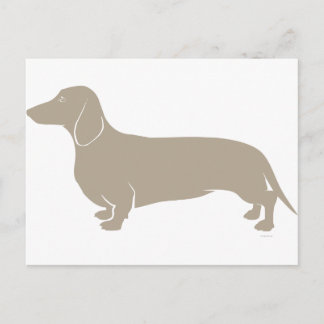 Dachshund Vykort