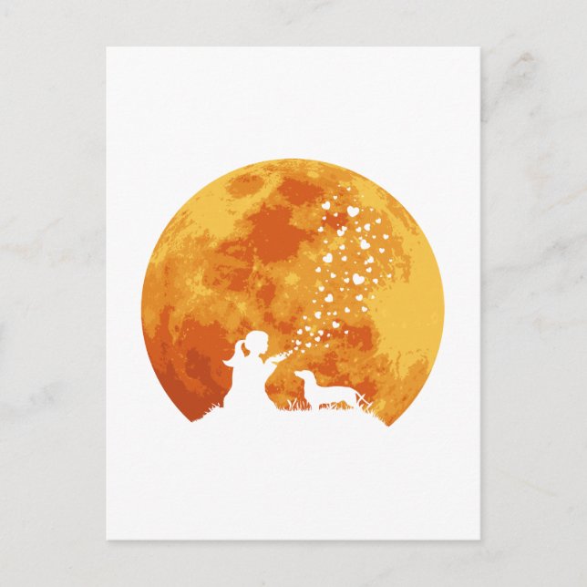 Dachshund Vykort (Framsida)