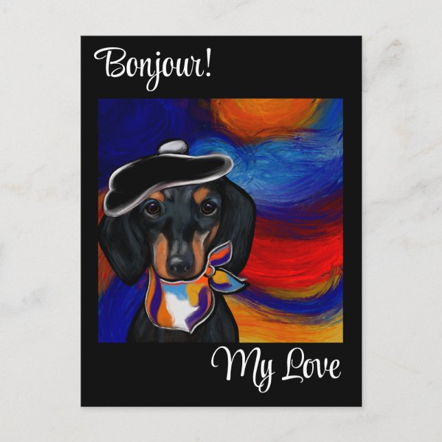 DACHSHUND VYKORT (Framsida)