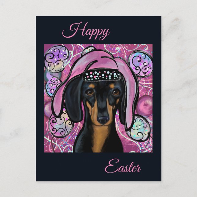 DACHSHUND     VYKORT (Framsida)