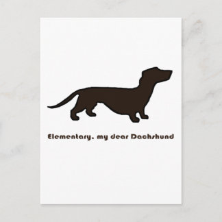Dachshund Vykort