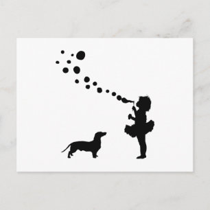 Dachshund Vykort