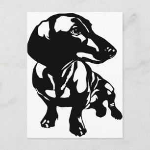 Dachshund Vykort