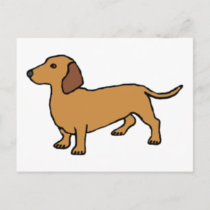 Dachshund Vykort