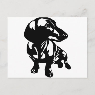 Dachshund Vykort
