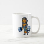 Dachshund Weightlift Funny Deadlift Manar Fitness Kaffemugg<br><div class="desc">Dachshund Weightlift Funny Deadlift Manar Fitness Gym Gifts</div>