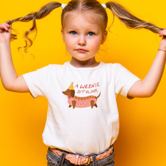 Dachshund Wiener Dog En Weenie Bit Äldre Tjejer T Shirt