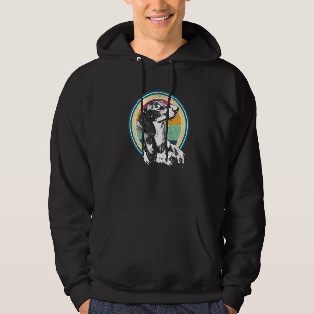 Dachshund Wiener Dog Ras  2 Hoodie (Framsida)