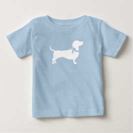 Dachshund Wiener Hund Baby Shower Blue Boy T Shirt