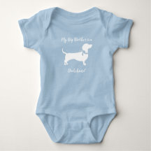 Dachshund Wiener Hund Baby Shower Blue Boy