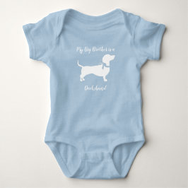Dachshund Wiener Hund Baby Shower Blue Boy T Shirt