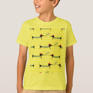 Dachshund Wiener Hund Bonjour T Shirt