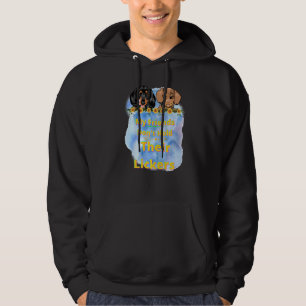 DACHSHUND WIENER HUND FLÄKT MIN VÄNNER HÅLLER INTE HOODIE