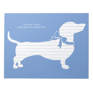 Dachshund Wiener Hund Puppy Anteckningsblock