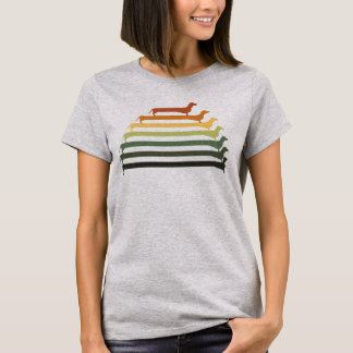 Dachshund Wiener Hund Sunset T Shirt