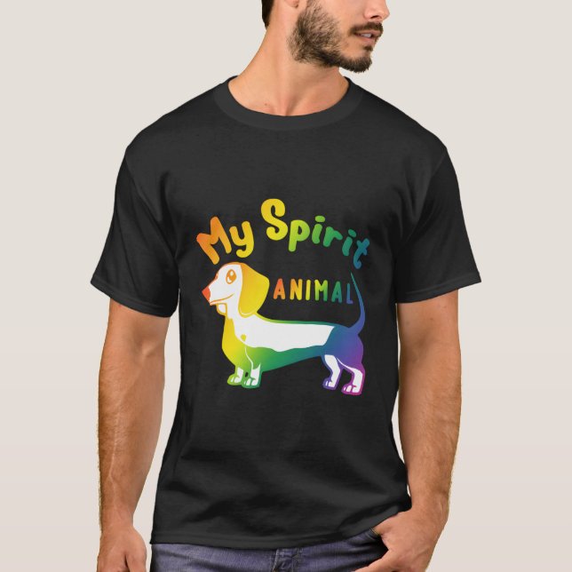 Dachshund Wiener Novelty Hoodie for Doxie Kärlek T Shirt (Framsida)