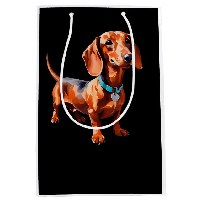 Dachshund Wienerdog-presentsäck (Framsidan)