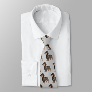 Dachshund Wirehaged Hund Tie Slips