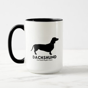 Dachshund Yin Yang Coffee Mugg