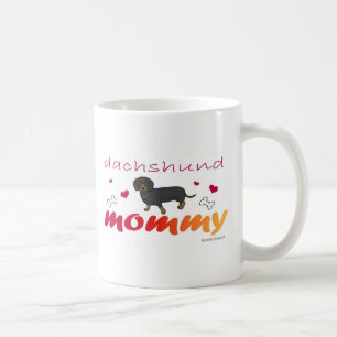 DachshundBlkTanMamma Kaffemugg