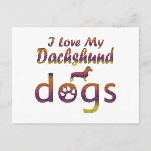 Dachshundkonstruktioner Vykort