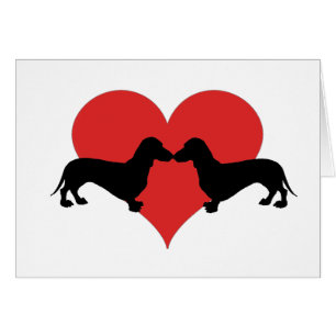 Dachshundlove Hälsningskort