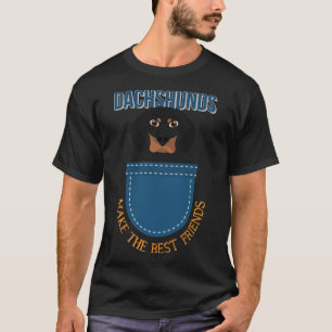 Dachshunds Älskare gör de bästa vänner T Shirt