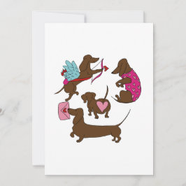 DACHSHUNDS CUPID RÅDKORT
