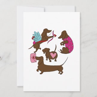 DACHSHUNDS CUPID  RÅDKORT