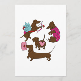 DACHSHUNDS CUPID RÅDKORT