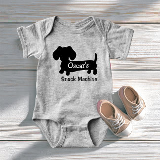 Dachshund's Funny Baby Snack Maskin T Shirt