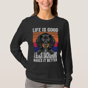 Dachshunds Gör Ditt Liv Bra Vintage T Shirt