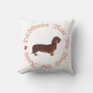 Dachshunds Gör Min Värld Kudde
