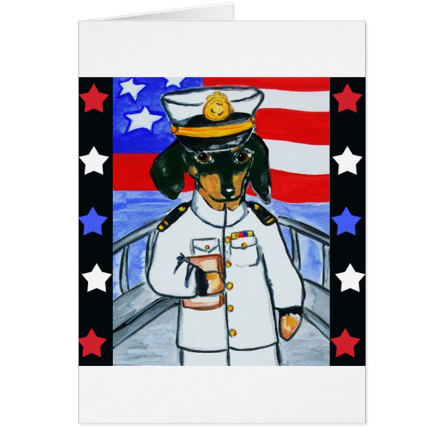 Dachshunds Hälsningskort (Framsidan)