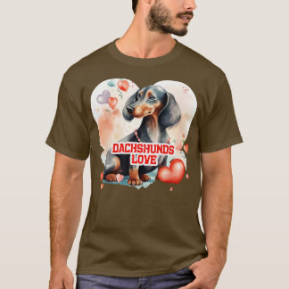 Dachshunds Kärlek 1 T Shirt