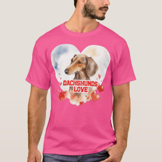 Dachshunds Kärlek 2 T Shirt