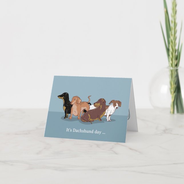 Dachshunds Kort (Framsida)