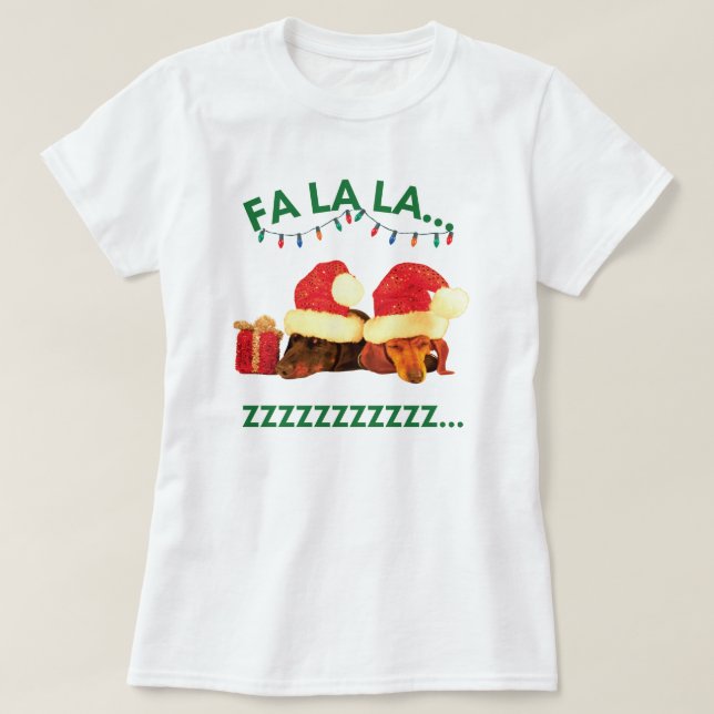 Dachshunds Lose Their Fizzle: Dachshund Lover T Shirt (Design framsida)