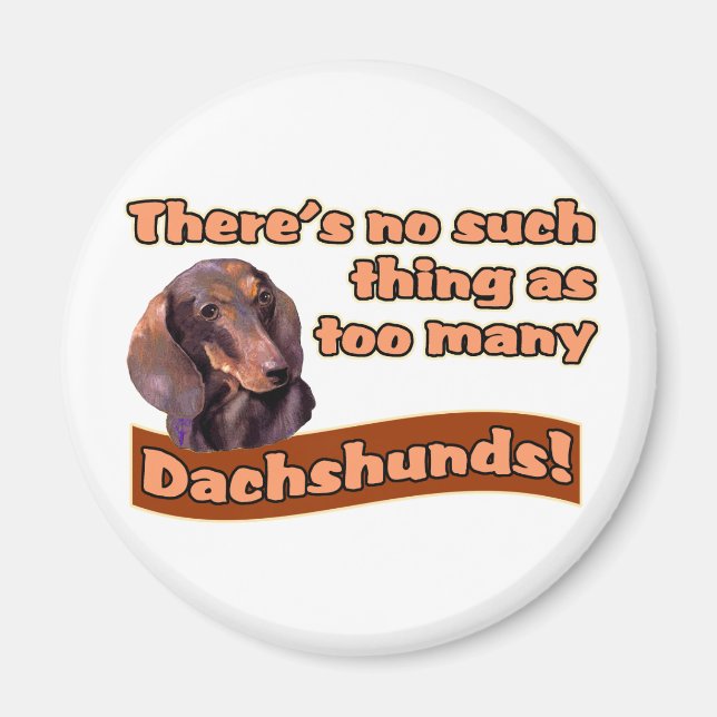 DACHSHUNDS MAGNET (Framsidan)