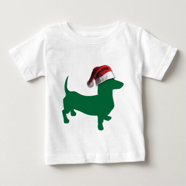 Dachshunds med julhattar tröja (Framsida)
